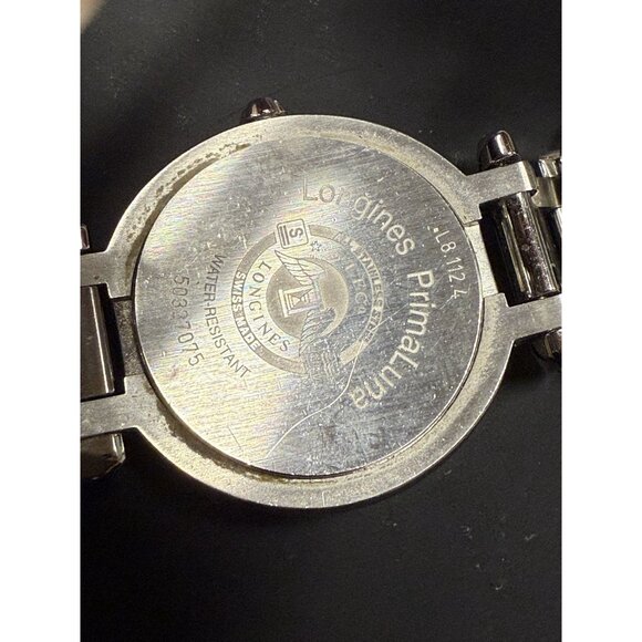 Longines PrimaLuna Swiss-Made Stainless Steel Ladies Watch With Roman Numerals & - Picture 3 of 13